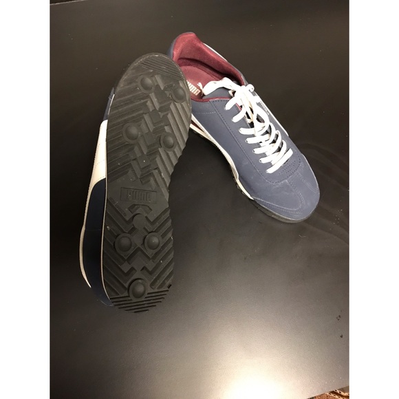 ♥️ Navy Blue & Maroon Puma Roma ♥️ - Picture 9 of 10